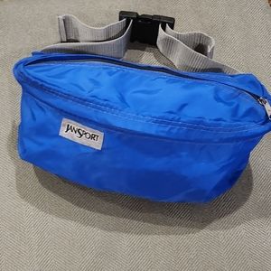 Vintage Jansport Fanny Pack Blue Mint Condition